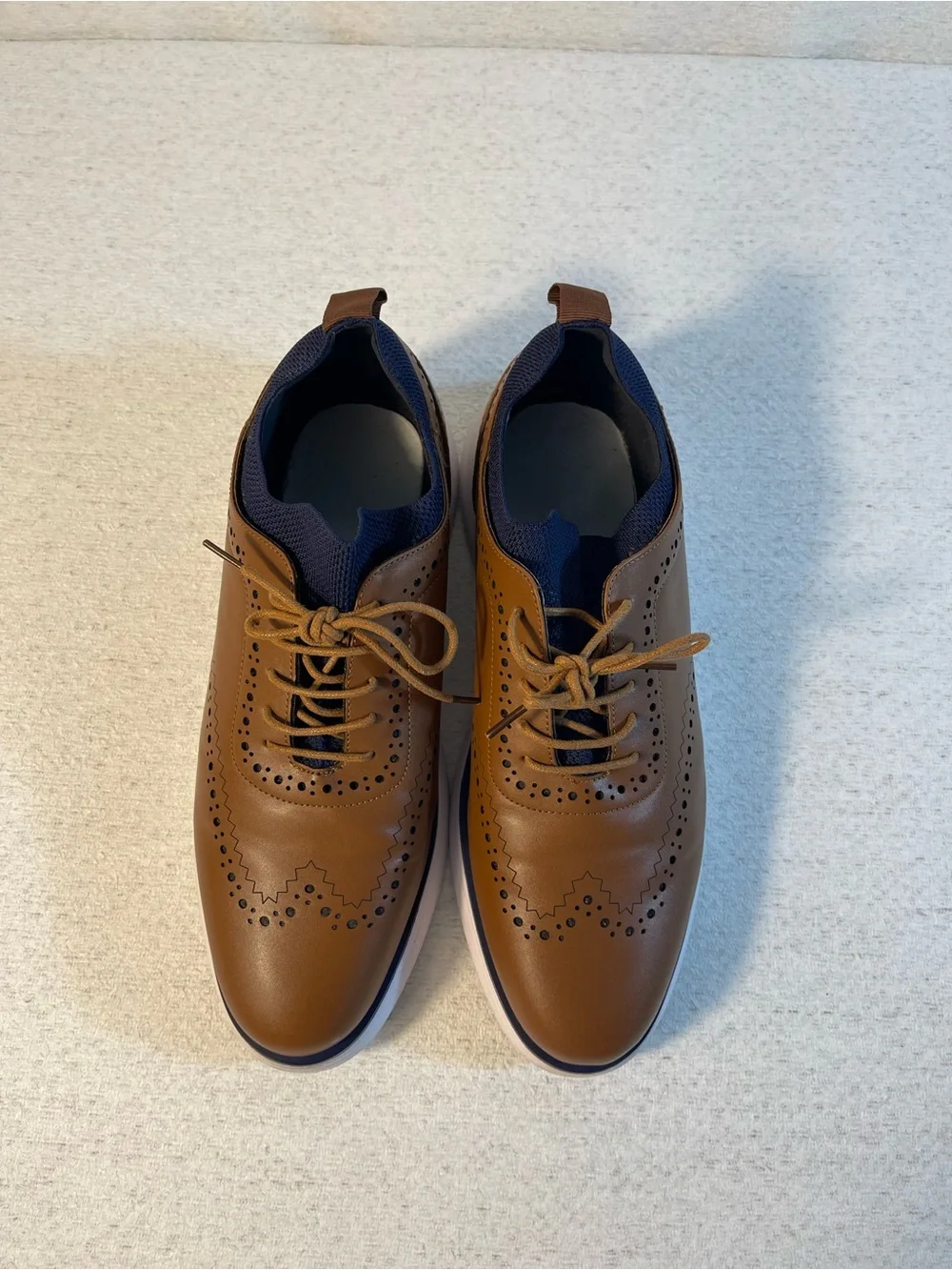Bruno Marc Men's Oxford Casual Wingtip Brogue Non-Slip Size 11. SKU#0346